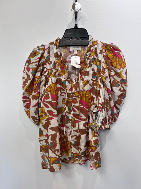 Vist Large View of Product Image Which is Used Cleobella Short Sleeve Top S-4/6