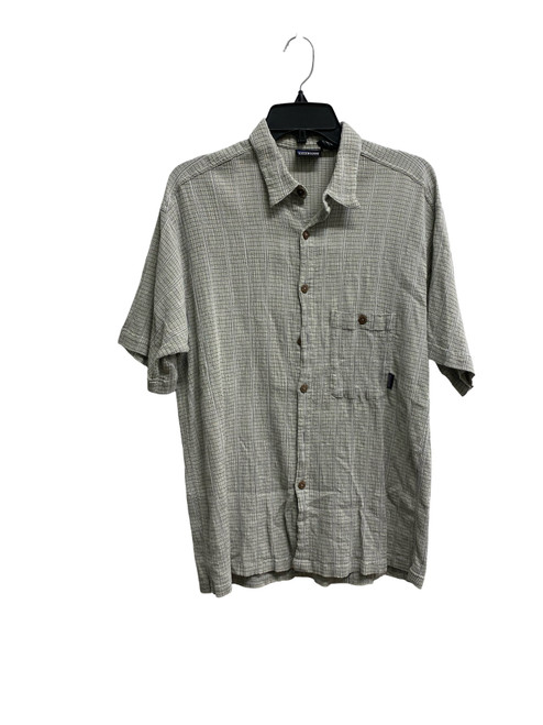 Vist Large View of Product Image Which is Used Patagonia Mens Short Sleeve Top M/15-15.5