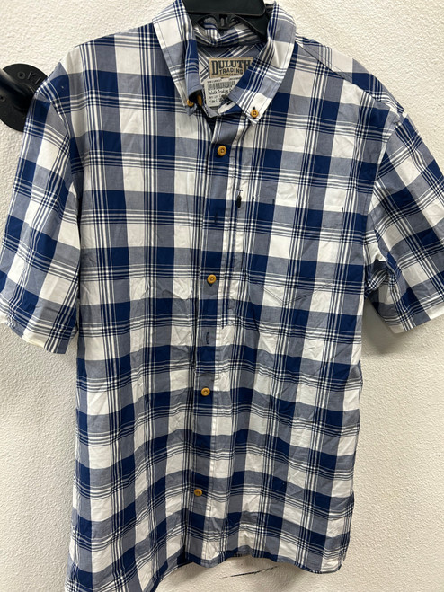 Vist Large View of Product Image Which is Used Duluth Trading Co Mens Long Sleeve Top L/16-16.5