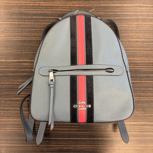 Vist Large View of Product Image Which is Used Coach Small Leather Backpack