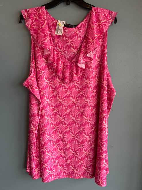 Vist Large View of Product Image Which is Used Lane Bryant Sleeveless Top 3X-22