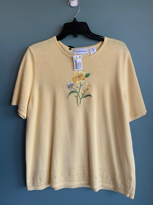 Vist Large View of Product Image Which is Used Alfred Dunner Short Sleeve Sweater L-12/14