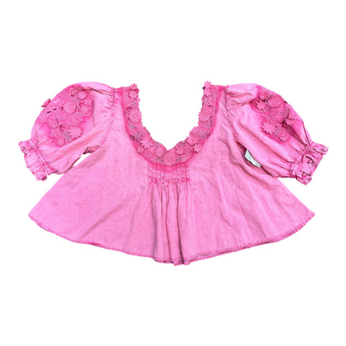 Vist Large View of Product Image Which is Used Free People Short Sleeve Top XS-0/2