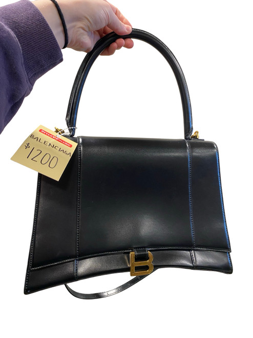 Vist Large View of Product Image Which is Used Balenciaga Large Leather Handbag