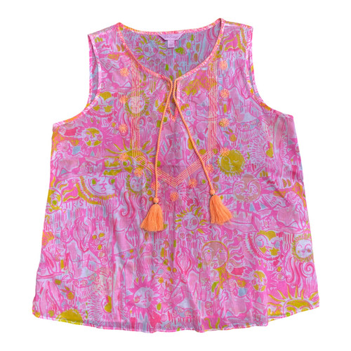 Vist Large View of Product Image Which is Used Lilly Pulitzer Sleeveless Top L-12/14