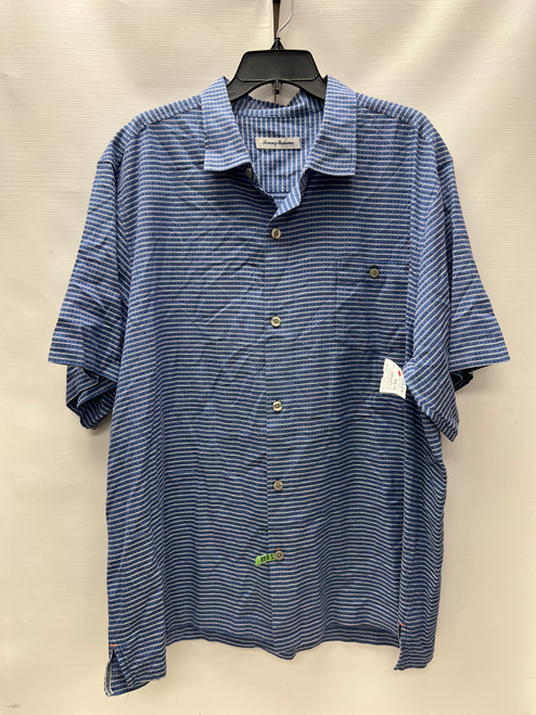 Vist Large View of Product Image Which is Used Tommy Bahama Mens Short Sleeve Top 2X/18-18.5