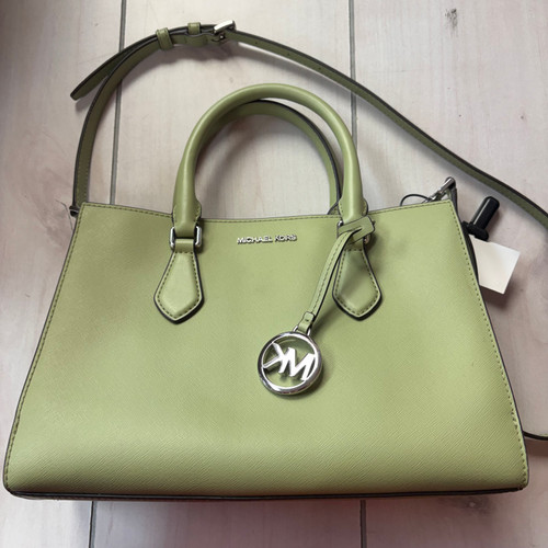 Vist Large View of Product Image Which is Used Michael Kors Large Leather Handbag