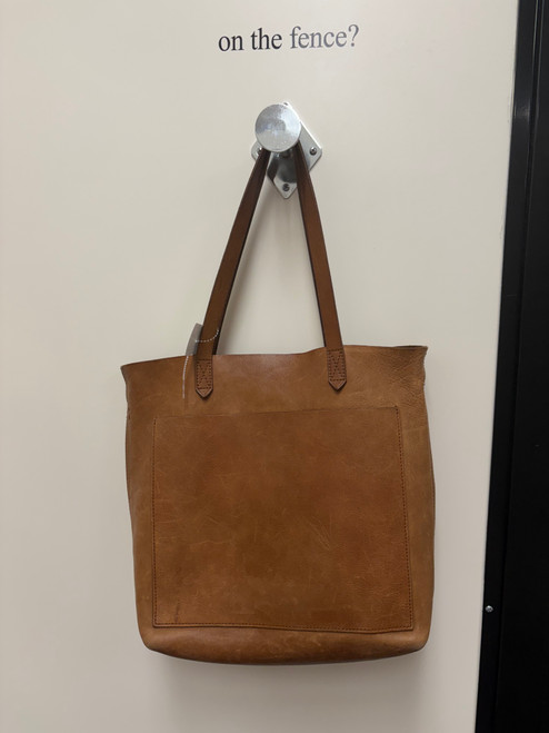 Vist Large View of Product Image Which is Used Madewell Large Leather Handbag As/is