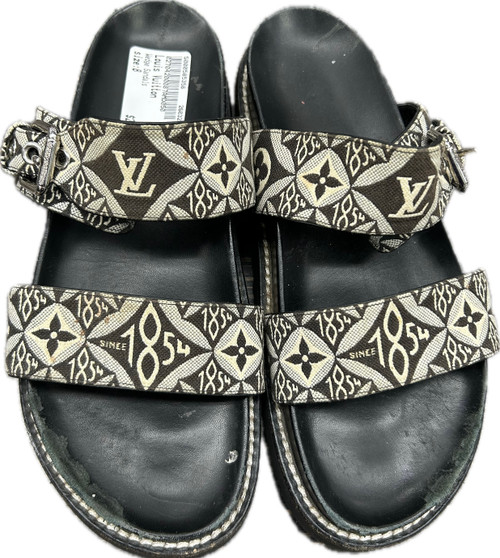 Vist Large View of Product Image Which is Used Louis Vuitton Wedge Sandals 8