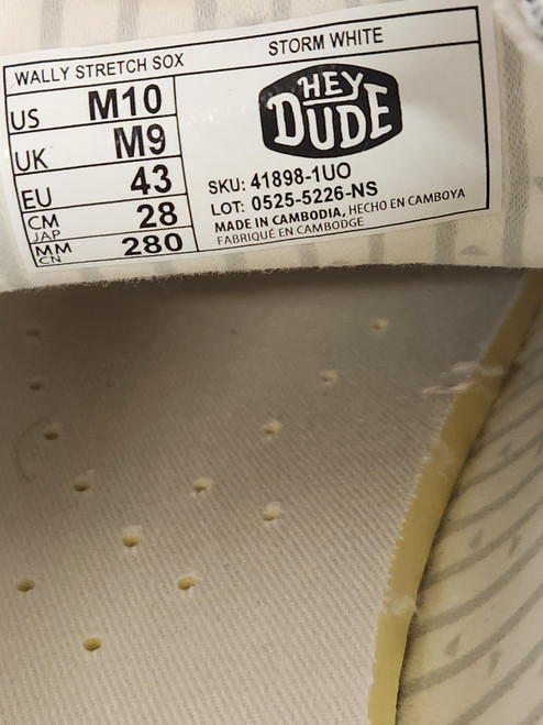 Vist Large View of Product Image Which is Used Hey Dude Mens Casual Shoes 10