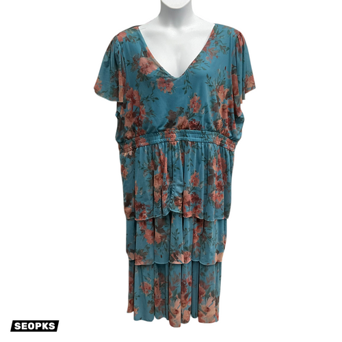 Vist Large View of Product Image Which is Used Maurices Long Dress B 3X-22