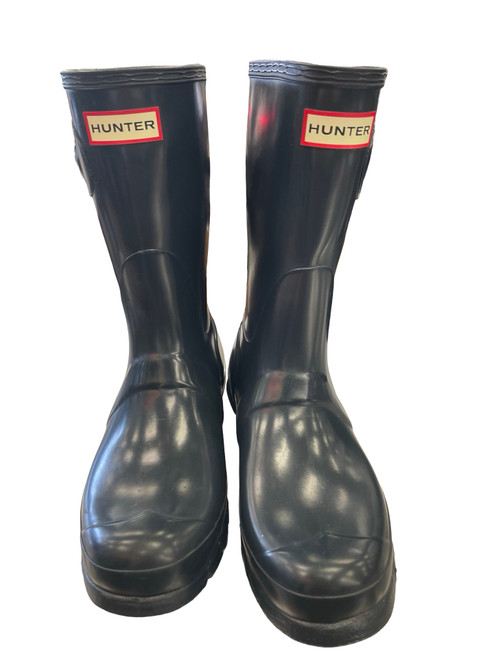 Vist Large View of Product Image Which is Used Hunter Rain Boots 9