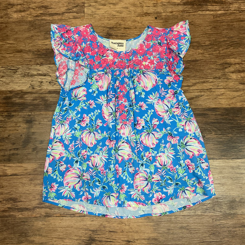 Vist Large View of Product Image Which is Used Savanna Jane Short Sleeve Top S-4/6