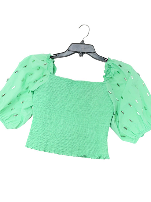 Vist Large View of Product Image Which is Queen of Sparkle Short Sleeve Top S-4/6