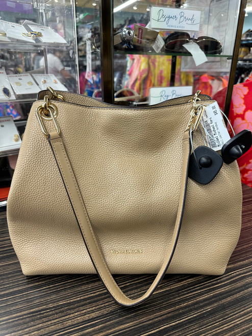 Vist Large View of Product Image Which is Used Michael Michael Kors Small Leather Handbag