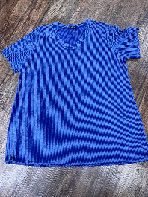 Vist Large View of Product Image Which is Used Heimish  Short Sleeve Top 3X-22