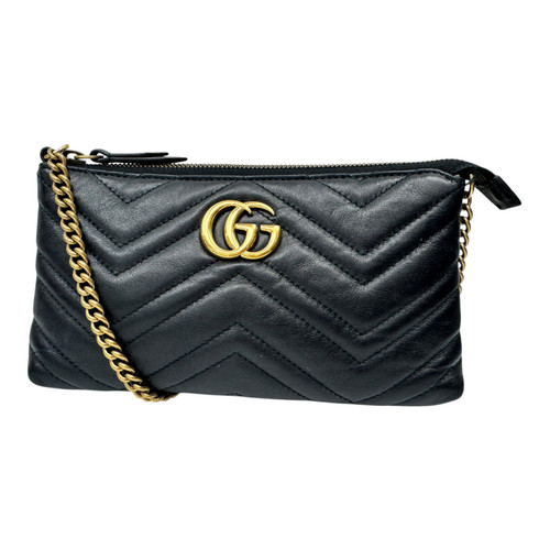 Vist Large View of Product Image Which is Used Gucci GG Marmont Matelasse mini leather handbag