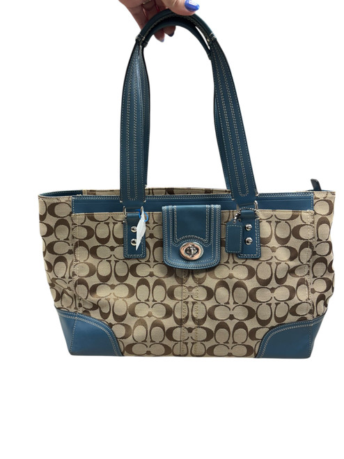 Vist Large View of Product Image Which is Used Coach Small Leather Handbag