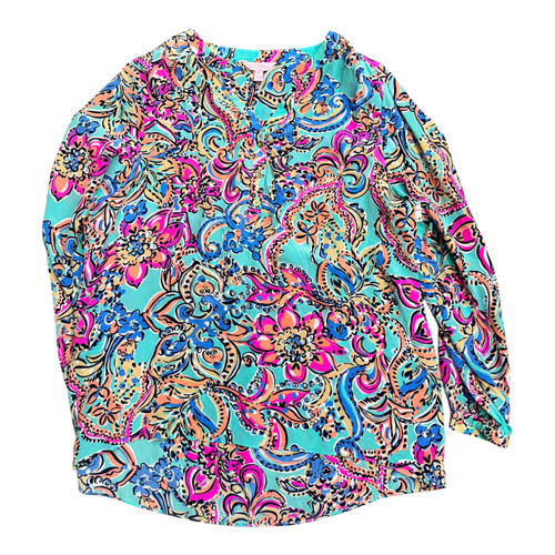 Vist Large View of Product Image Which is Used Lilly Pulitzer Long Sleeve Top XL-16