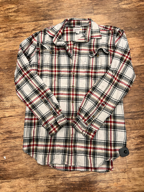 Vist Large View of Product Image Which is Used Carhartt Mens Long Sleeve Top L/16-16.5