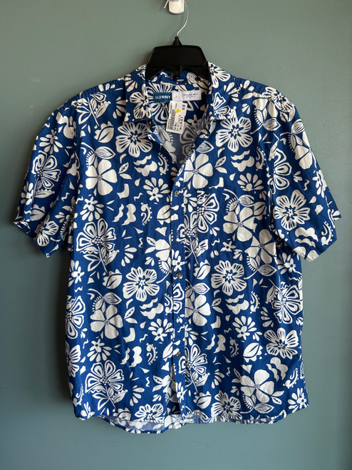Vist Large View of Product Image Which is Used Old Navy Mens Short Sleeve Top L/16-16.5