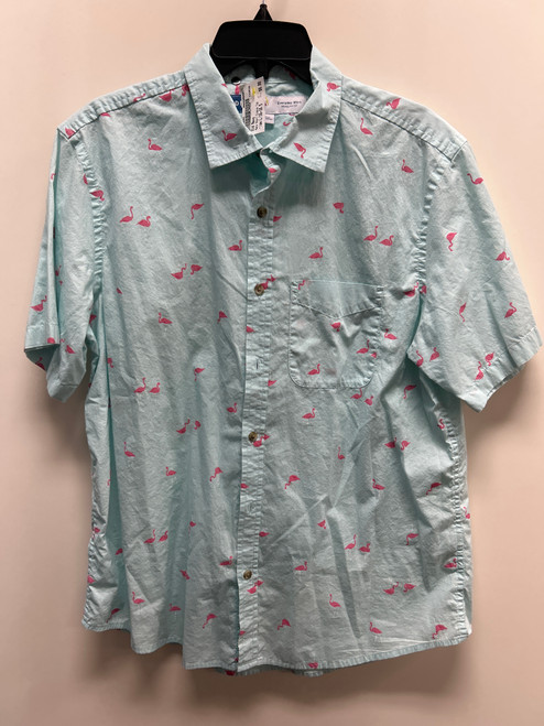 Vist Large View of Product Image Which is Used Old Navy Mens Short Sleeve Top L/16-16.5