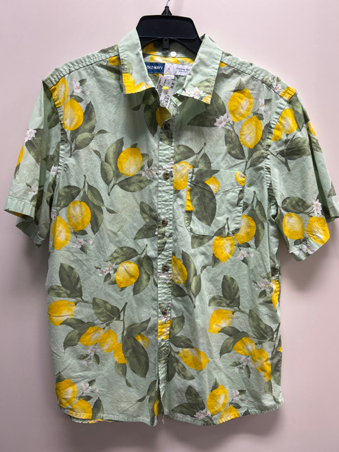 Vist Large View of Product Image Which is Used Old Navy Mens Short Sleeve Top L/16-16.5