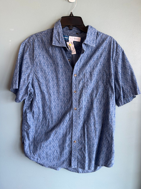 Vist Large View of Product Image Which is Used Old Navy Mens Short Sleeve Top L/16-16.5
