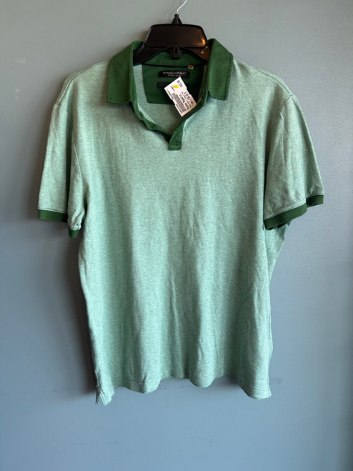 Vist Large View of Product Image Which is Used Banana Republic Mens Short Sleeve Top L/16-16.5