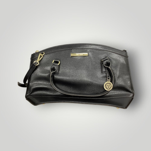 Vist Large View of Product Image Which is Used Anne Klein Large Leather Handbag
