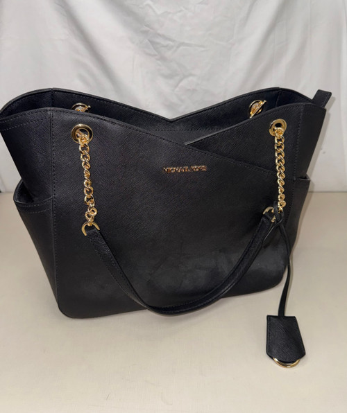 Vist Large View of Product Image Which is Used Michael Michael Kors Large Leather Handbag