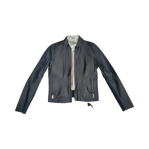 Vist Large View of Product Image Which is Used Lamarque Leather Jacket S-4/6