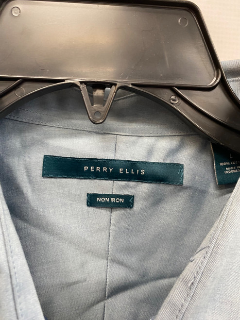 Vist Large View of Product Image Which is Used Perry Ellis Mens Long Sleeve Top L/16-16.5