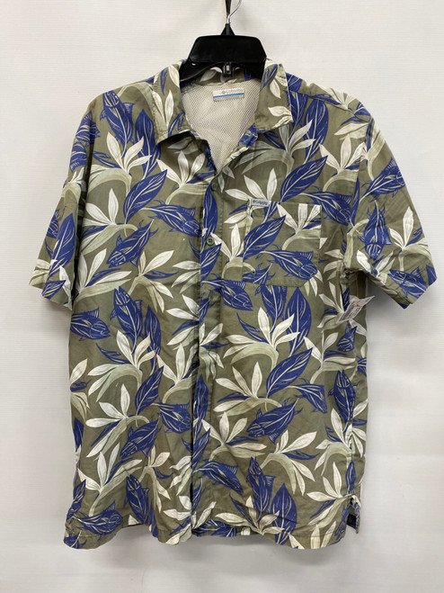 Vist Large View of Product Image Which is Used Columbia Mens Short Sleeve Top S/14-14.5