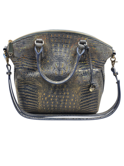 Vist Large View of Product Image Which is Used Brahmin Large Leather Handbag