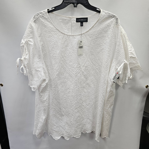 Vist Large View of Product Image Which is NWT Lane Bryant Short Sleeve Top 3X-22