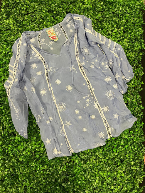 Vist Large View of Product Image Which is Used Johnny Was Long Sleeve Top M-8/10
