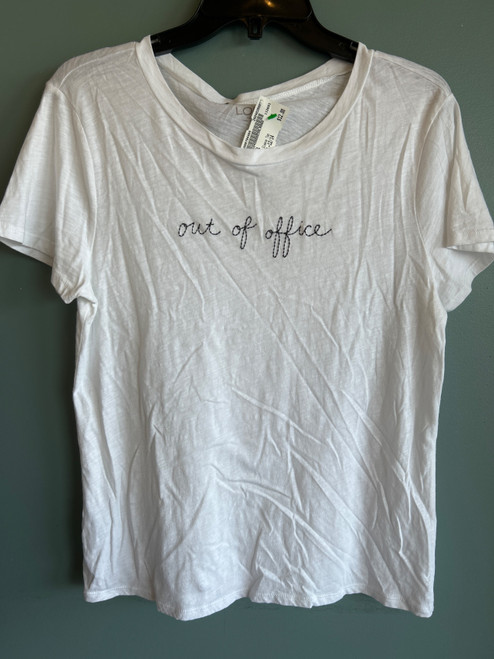 Vist Large View of Product Image Which is Used Loft out of office Short Sleeve Top L-12/14
