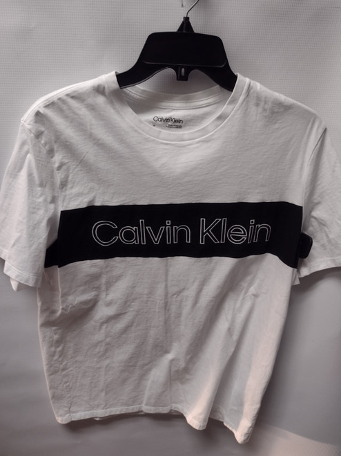 Vist Large View of Product Image Which is Used Calvin Klein Mens Short Sleeve Top M/15-15.5