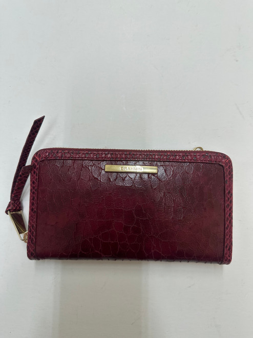 Vist Large View of Product Image Which is Used Brahmin Leather Wallet