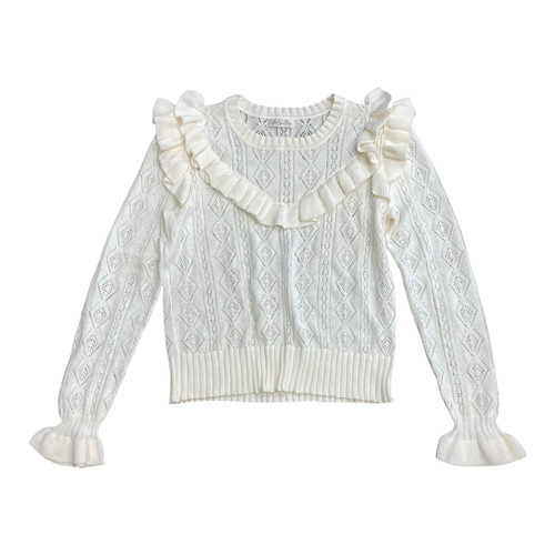 Vist Large View of Product Image Which is Used Loveshackfancy Lightweight Sweater S-4/6