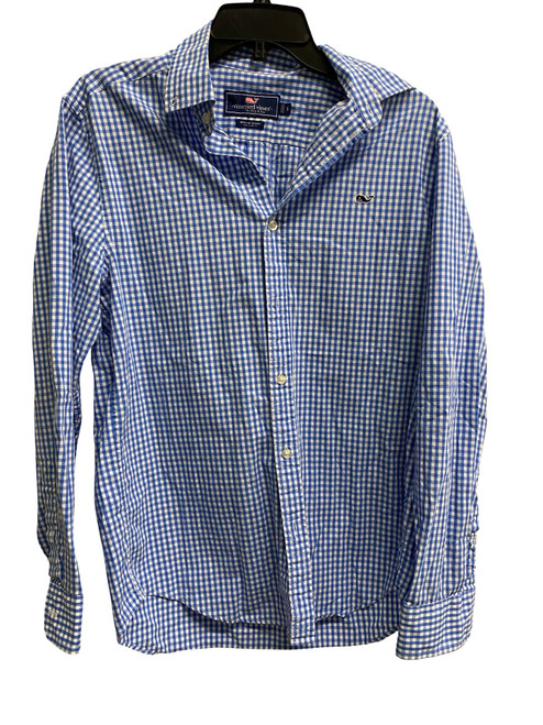 Vist Large View of Product Image Which is Used Vineyard Vines Mens Long Sleeve Top S/14-14.5