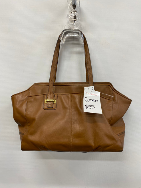 Vist Large View of Product Image Which is Used Coach Large Leather Handbag