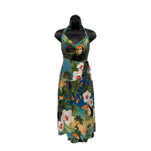 Vist Large View of Product Image Which is Used Farm Rio Long Dress B XS-0/2