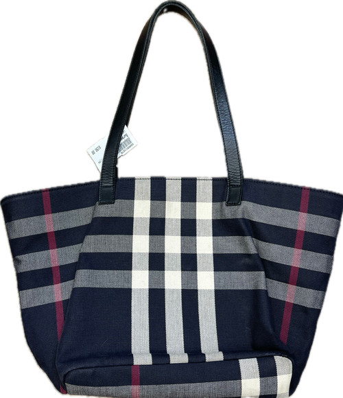 Vist Large View of Product Image Which is Used Burberry Large Handbag As Is