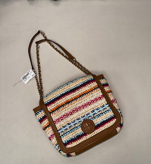 Vist Large View of Product Image Which is Used Tory Burch Large Leather Handbag