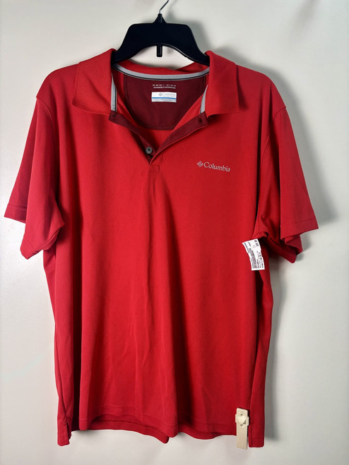 Vist Large View of Product Image Which is Used Columbia Mens Short Sleeve Top L/16-16.5