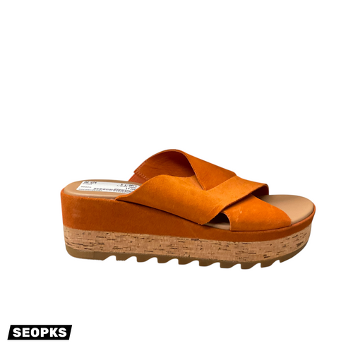 Vist Large View of Product Image Which is Used Sorel Wedge Sandals 7.5