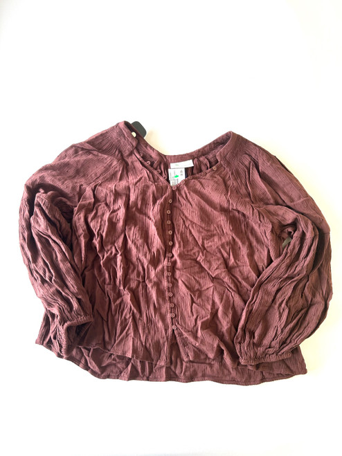 Vist Large View of Product Image Which is Used Universal Threads Long Sleeve Top S-4/6