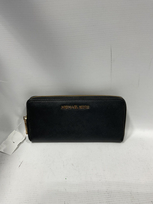 Vist Large View of Product Image Which is Used Michael Michael Kors Leather Wallet